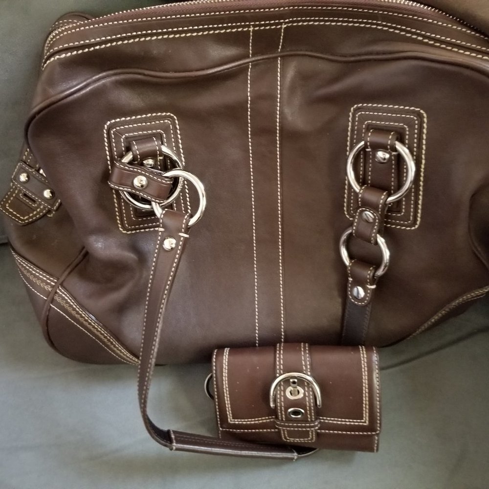 Coach Bag With Matching Wallet - image 6